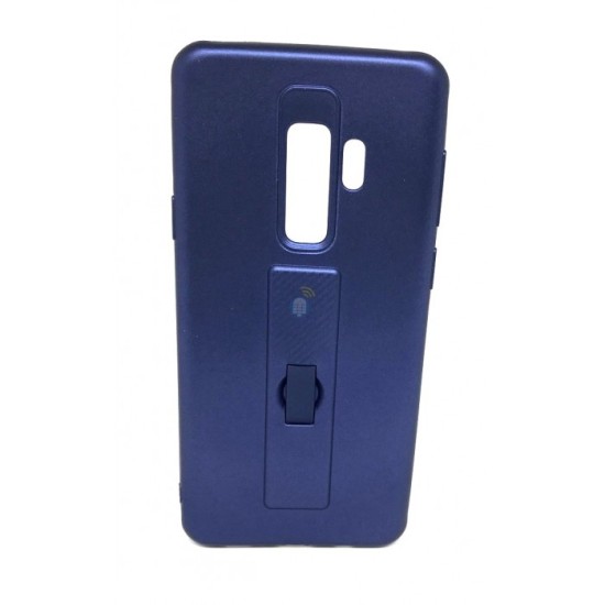 CAPA DE SILICONE MOTOMO COM ANEL DE DEDO PARA SAMSUNG S8 PLUS/G955 AZUL